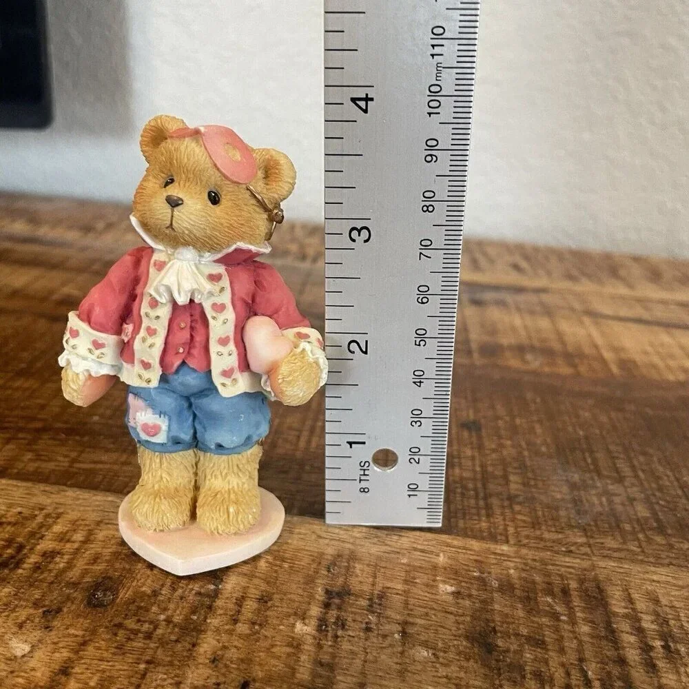 Cherished Teddies - DARREL - Love Unveils A Happy Heart - 1995 Priscilla Hillman